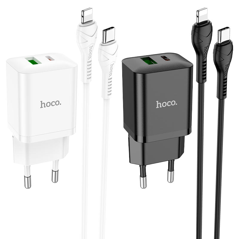 Wall charger “N28 Founder” PD20W + QC3.0 EU cable set