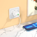 Wall charger “N28 Founder” PD20W + QC3.0 EU cable set