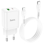Wall charger “N28 Founder” PD20W + QC3.0 EU cable set
