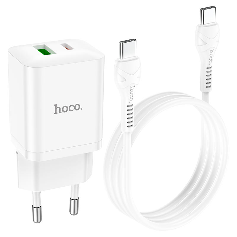 Wall charger “N28 Founder” PD20W + QC3.0 EU cable set