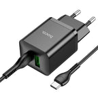 Wall charger “N28 Founder” PD20W + QC3.0 EU cable set