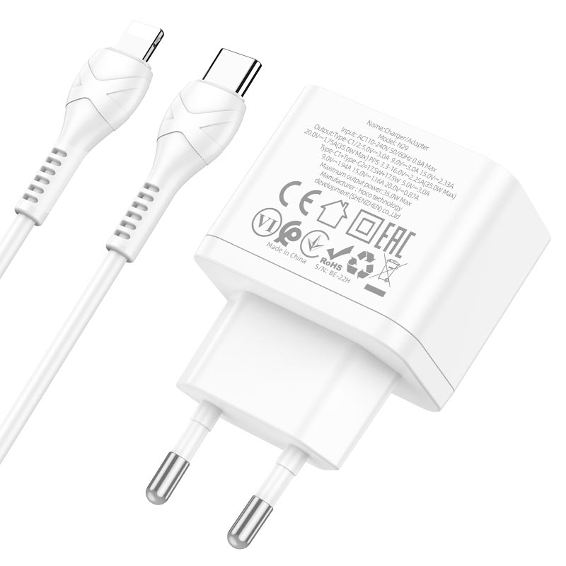Wall charger “N29 Triumph” PD35W EU set with cable