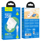 Wall charger “N29 Triumph” PD35W EU set with cable