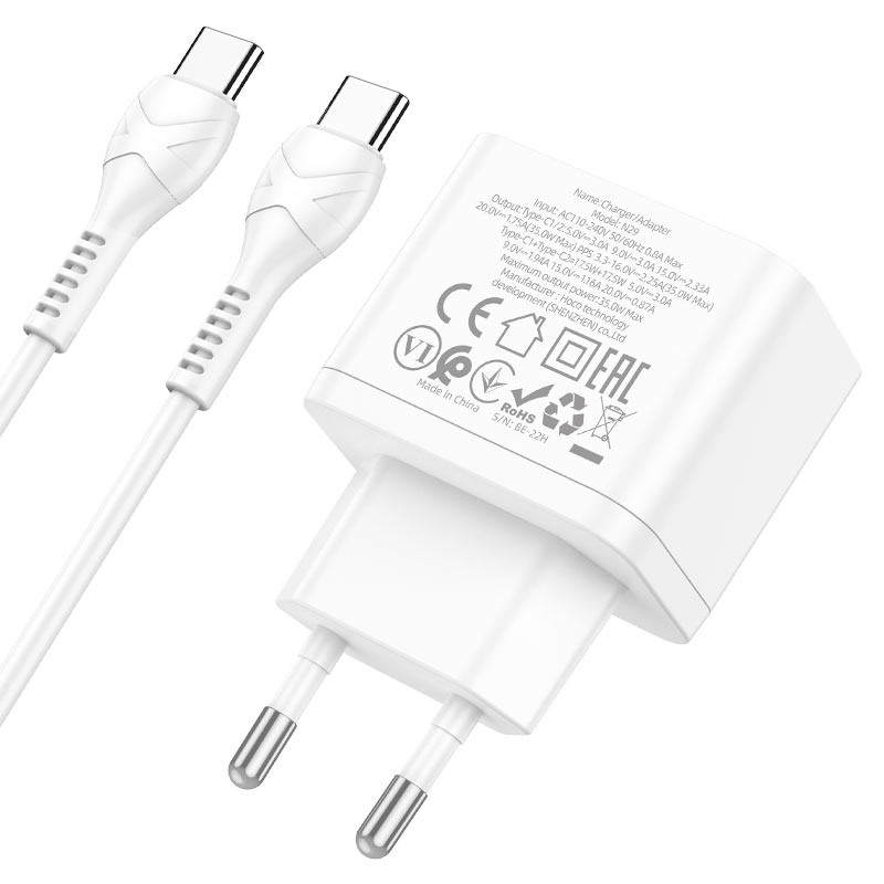 Wall charger “N29 Triumph” PD35W EU set with cable