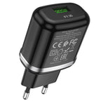 Wall charger “N3 Vigour” QC3.0 EU plug set with cable