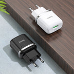 Wall charger “N3 Vigour” QC3.0 EU plug set with cable