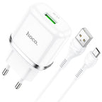 Wall charger “N3 Vigour” QC3.0 EU plug set with cable
