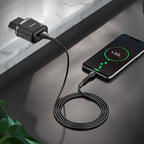 Wall charger “N3 Vigour” QC3.0 EU plug set with cable