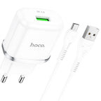 Wall charger “N3 Vigour” QC3.0 EU plug set with cable