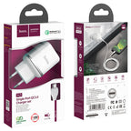 Wall charger “N3 Vigour” QC3.0 EU plug set with cable