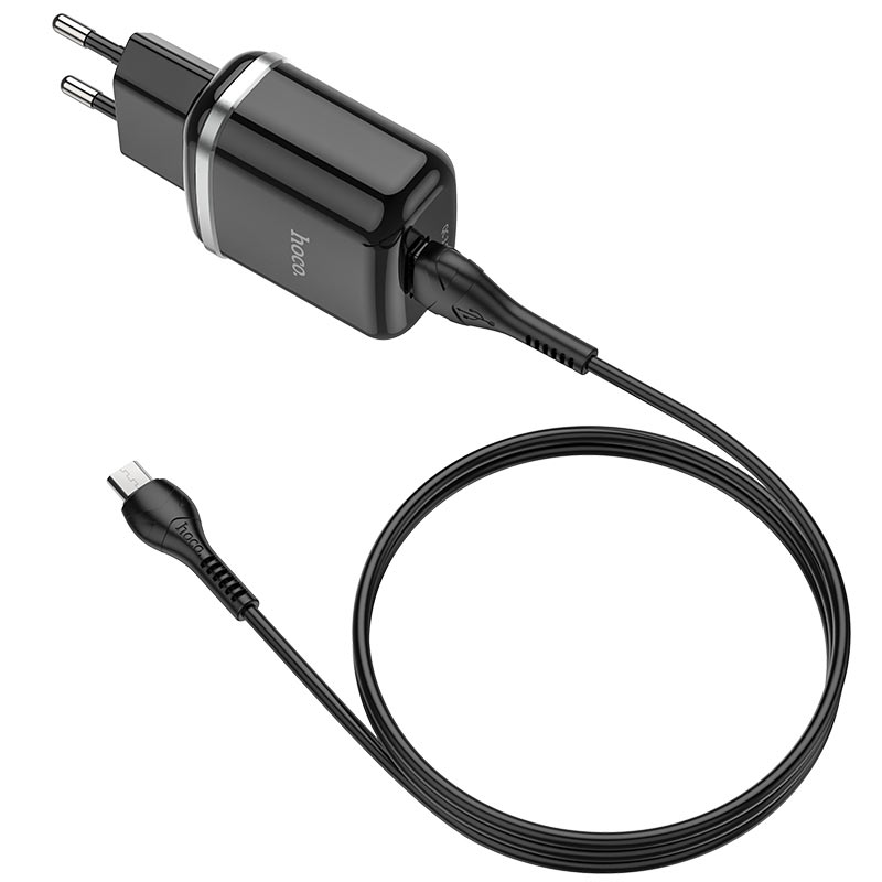 Wall charger “N3 Vigour” QC3.0 EU plug set with cable
