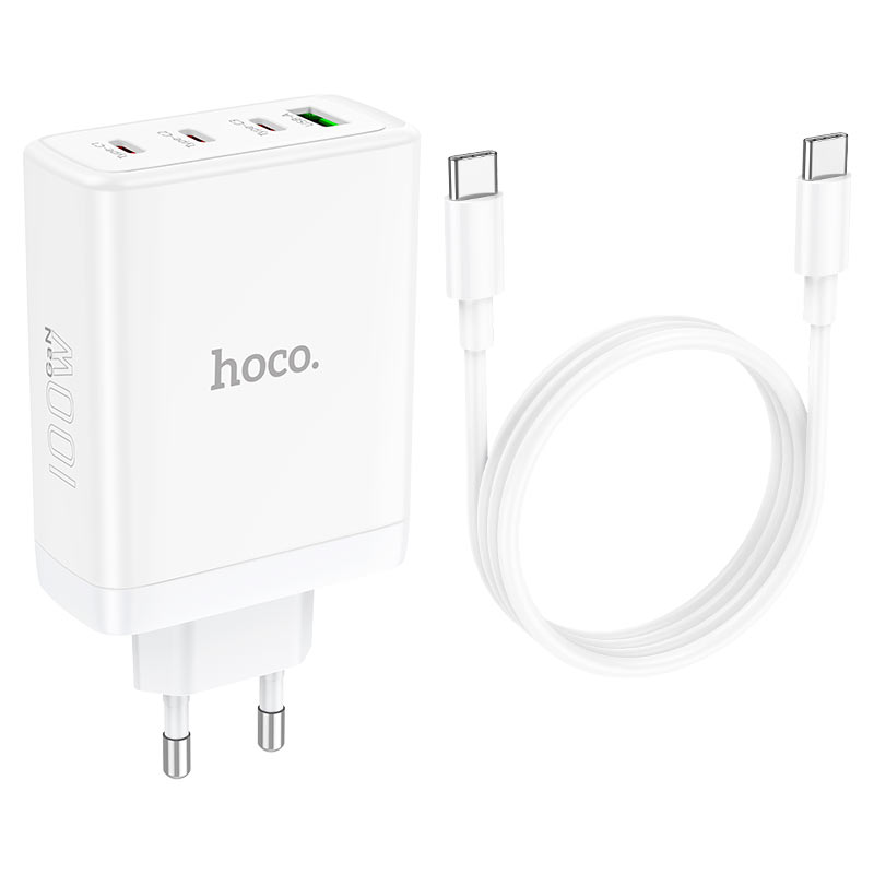 Wall charger “N31 Leader” PD100W + QC3.0 EU cable set