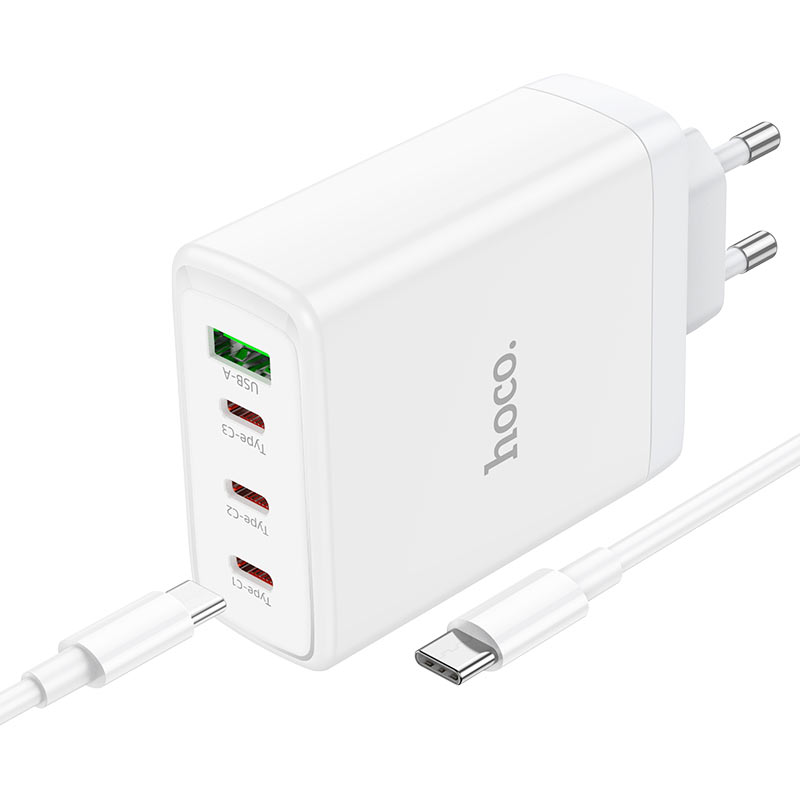 Wall charger “N31 Leader” PD100W + QC3.0 EU cable set