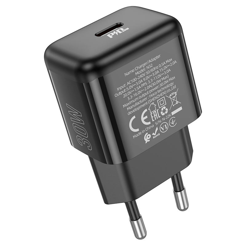 Wall charger “N32 Glory” PD30W EU cable set