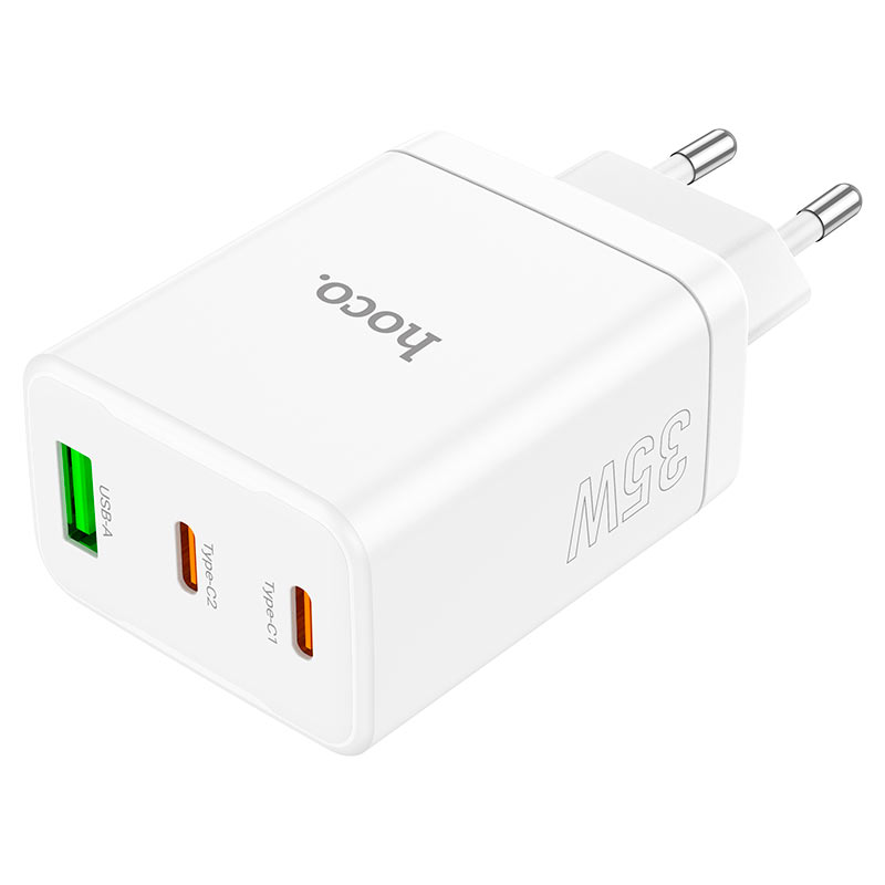 Wall charger “N33 Start” PD35W + QC3.0 EU cable set