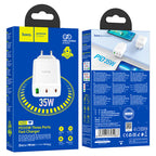 Wall charger “N33 Start” PD35W + QC3.0 EU cable set