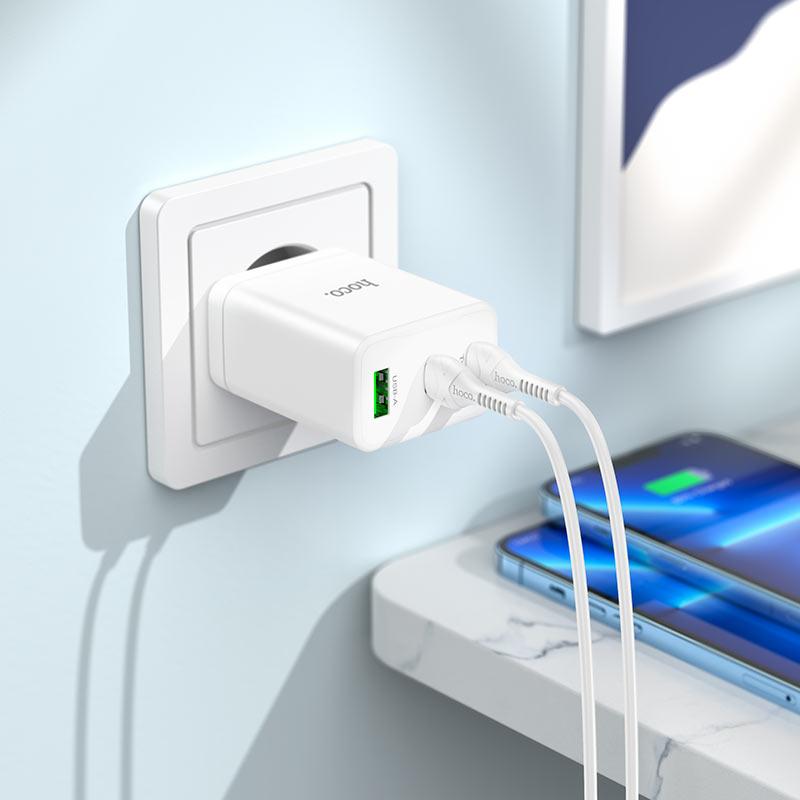 Wall charger “N33 Start” PD35W + QC3.0 EU cable set
