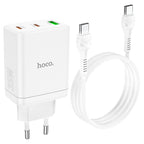 Wall charger “N33 Start” PD35W + QC3.0 EU cable set