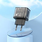 Wall charger “N34 Dazzling” PD20W + QC3.0 EU cable set