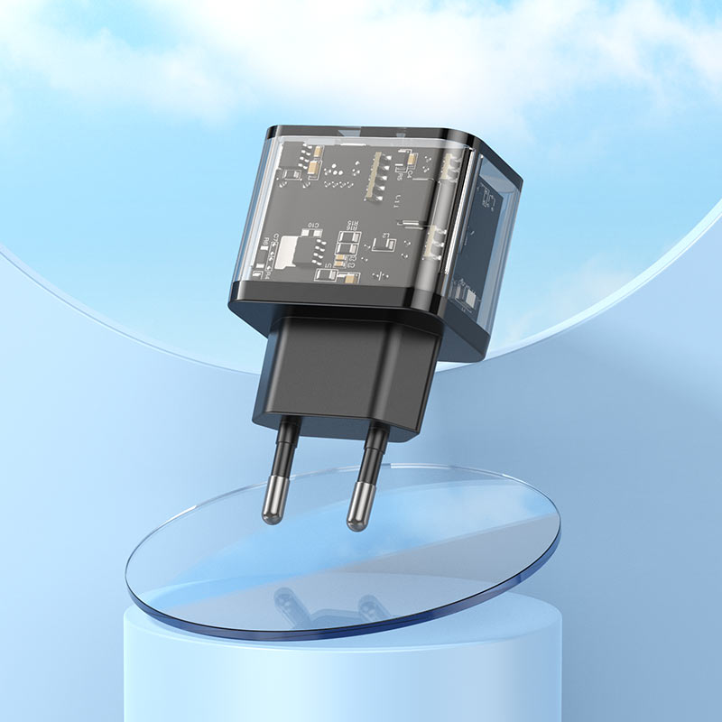 Wall charger “N34 Dazzling” PD20W + QC3.0 EU cable set