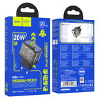 Wall charger “N34 Dazzling” PD20W + QC3.0 EU cable set