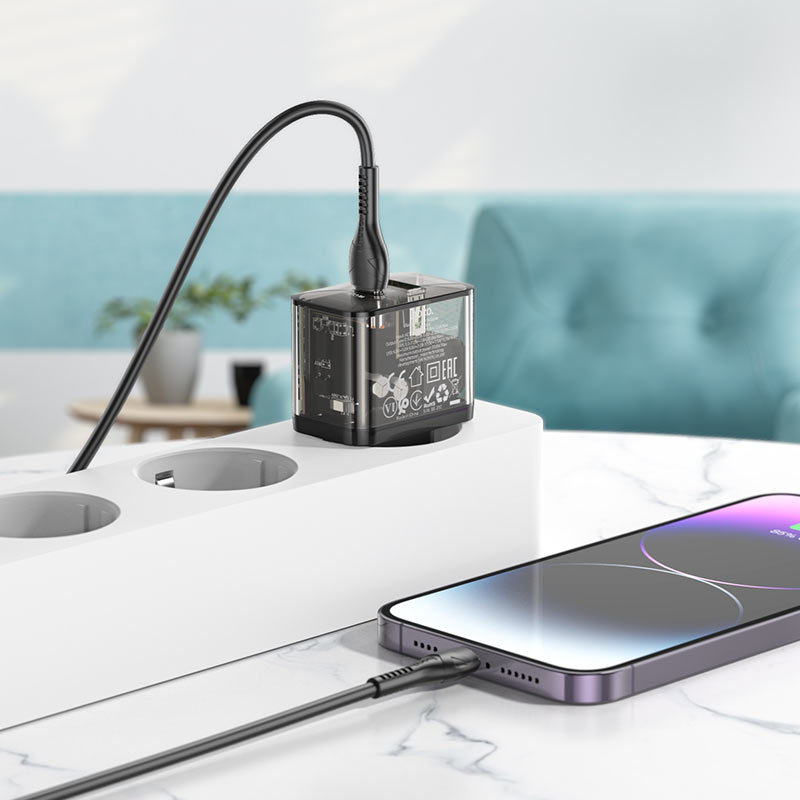 Wall charger “N34 Dazzling” PD20W + QC3.0 EU cable set