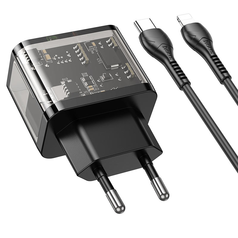 Wall charger “N34 Dazzling” PD20W + QC3.0 EU cable set