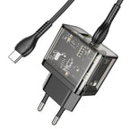 Wall charger “N34 Dazzling” PD20W + QC3.0 EU cable set