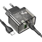 Wall charger “N34 Dazzling” PD20W + QC3.0 EU cable set