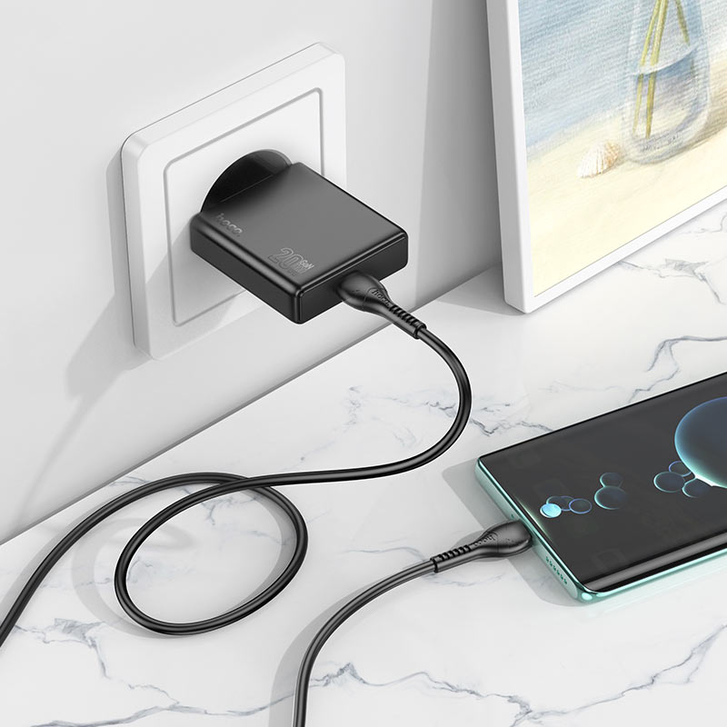 Wall charger “N37 Delgado” PD20W EU cable set