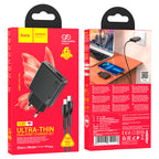 Wall charger “N38 Delgado” PD20W + QC3.0 EU cable set