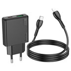 Wall charger “N38 Delgado” PD20W + QC3.0 EU cable set
