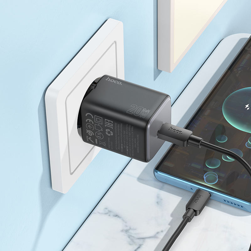 Wall charger “N40 Mighty” PD20W EU cable set