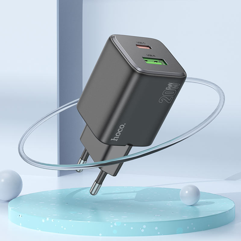Wall charger “N41 Almighty” PD20W + QC3.0 EU cable set
