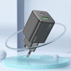 Wall charger “N41 Almighty” PD20W + QC3.0 EU cable set