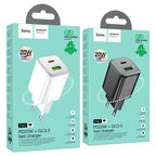 Wall charger “N41 Almighty” PD20W + QC3.0 EU cable set