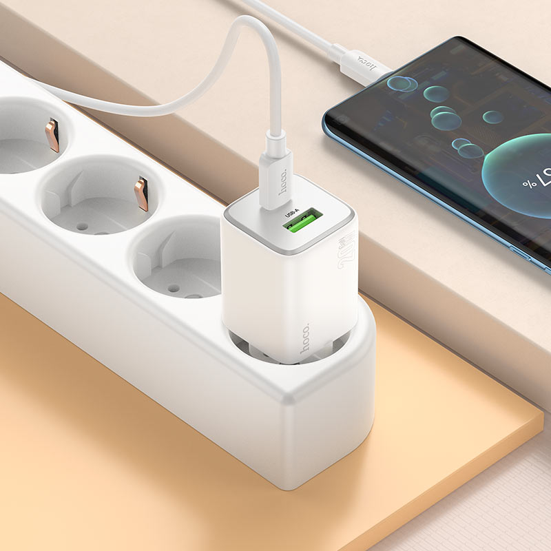 Wall charger “N41 Almighty” PD20W + QC3.0 EU cable set