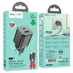 Wall charger “N41 Almighty” PD20W + QC3.0 EU cable set