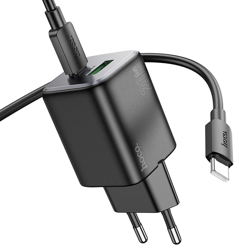Wall charger “N41 Almighty” PD20W + QC3.0 EU cable set