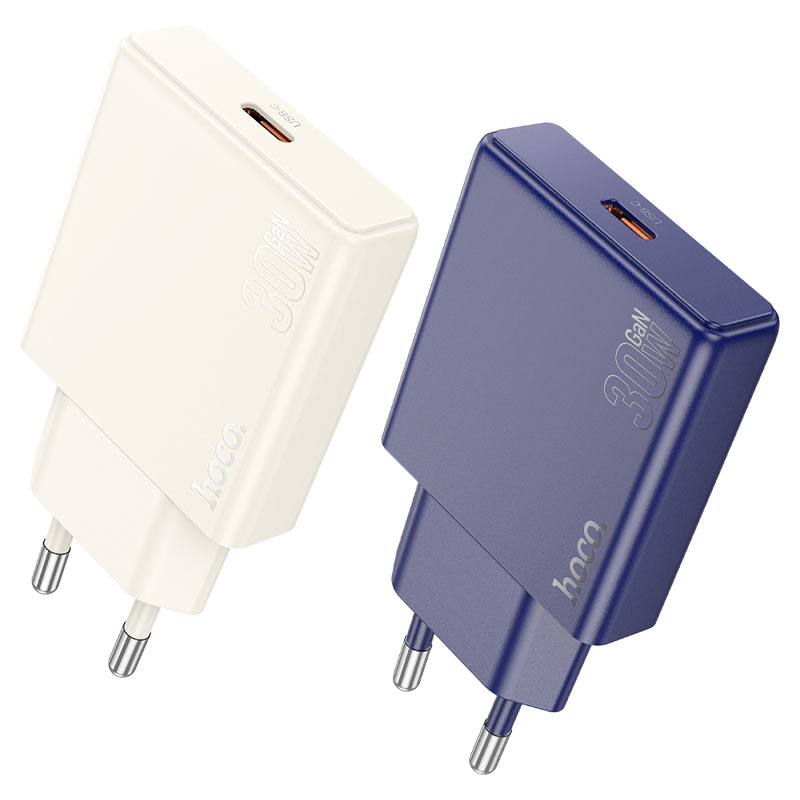 Wall charger “N44 Biscuit” PD30W EU cable set