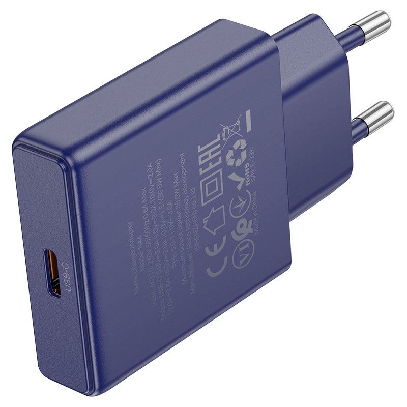 Wall charger “N44 Biscuit” PD30W EU cable set