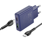 Wall charger “N45 Biscuit” PD30W + QC3.0 EU cable set