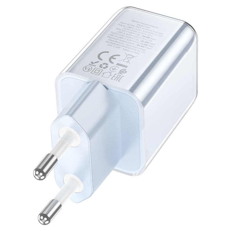 Wall charger “N46 Glorious” PD20W + QC3.0 EU cable set