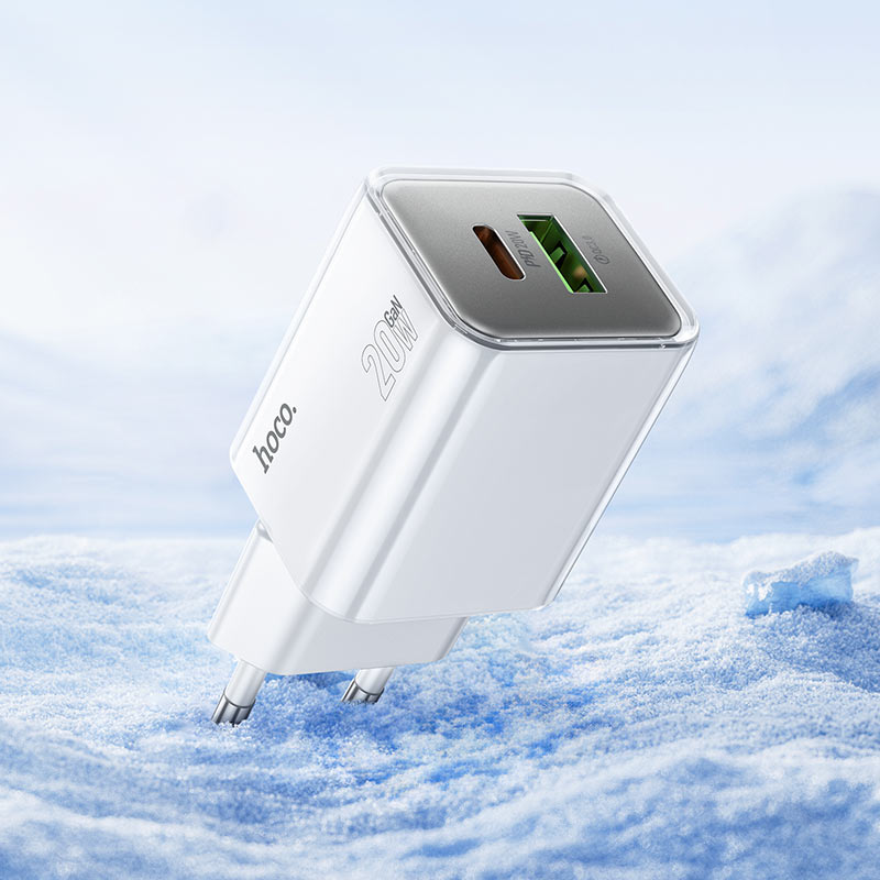 Wall charger “N46 Glorious” PD20W + QC3.0 EU cable set