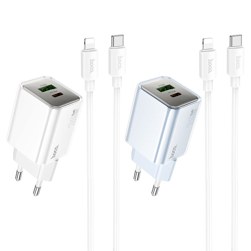 Wall charger “N46 Glorious” PD20W + QC3.0 EU cable set