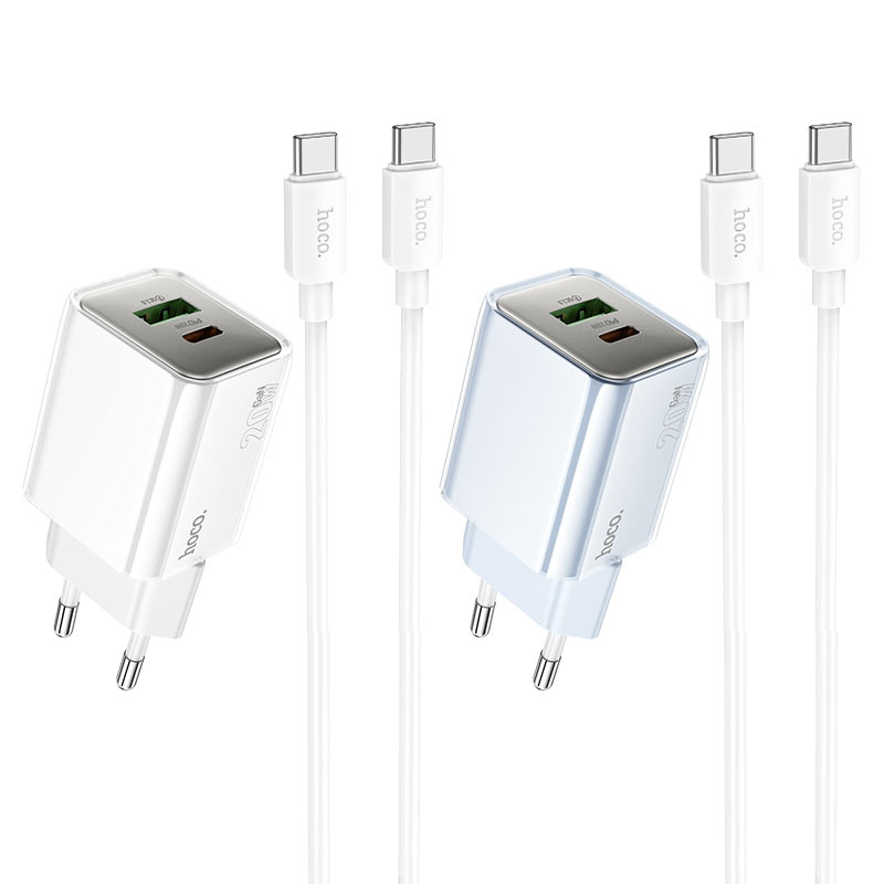Wall charger “N46 Glorious” PD20W + QC3.0 EU cable set