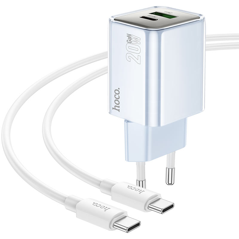 Wall charger “N46 Glorious” PD20W + QC3.0 EU cable set