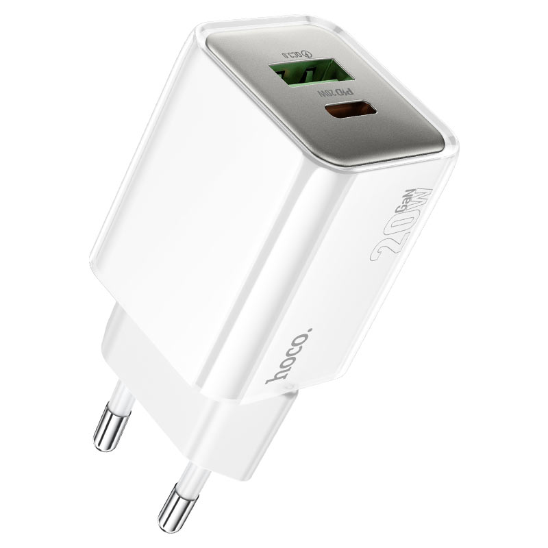 Wall charger “N46 Glorious” PD20W + QC3.0 EU cable set