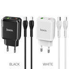 Wall charger “N5 Favor” PD20W + QC3.0 EU set with cable