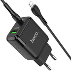 Wall charger “N5 Favor” PD20W + QC3.0 EU set with cable